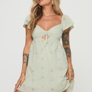 Staban Mini Dress Sage