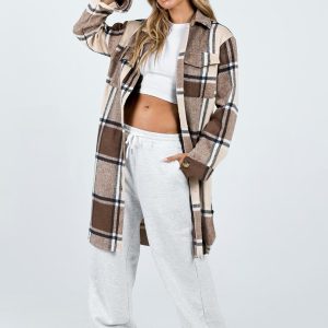 Canon Coat Beige Check