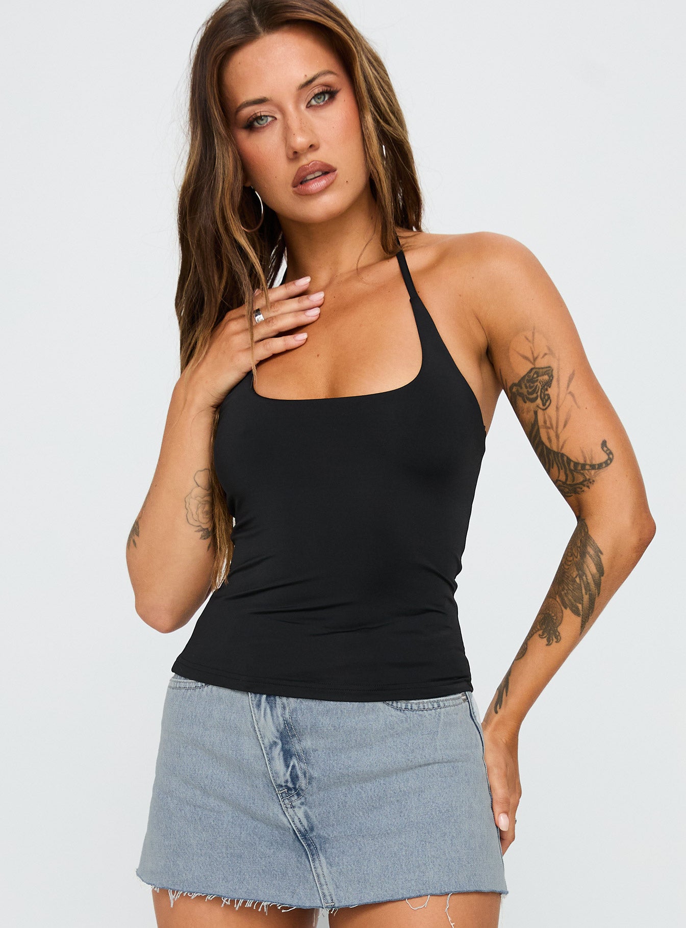 Ezekiel Nylon Top Black - Image 2