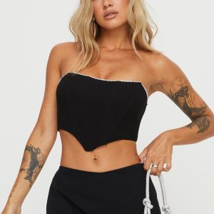 Rondi Strapless Top Black
