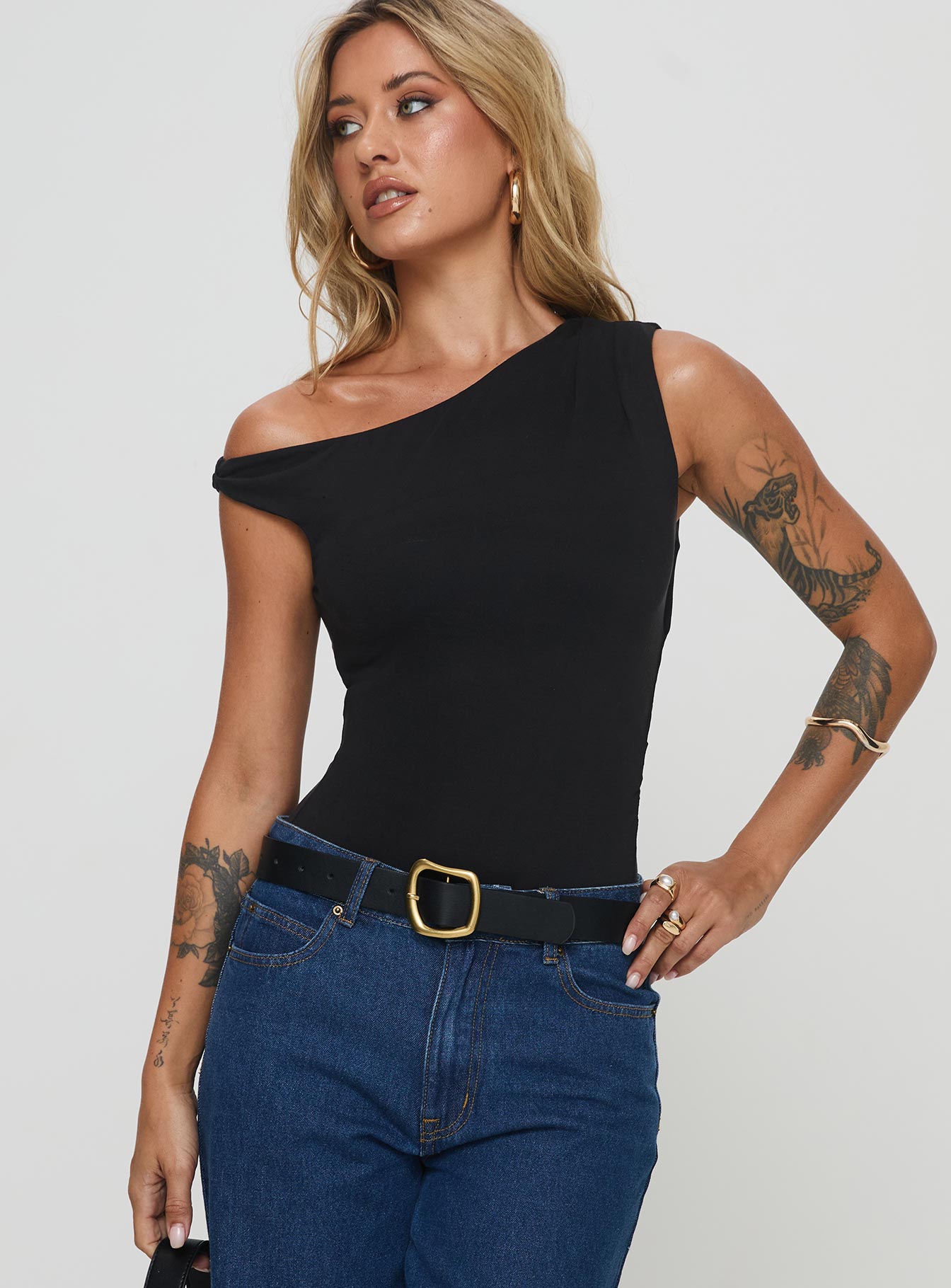 Miyako Bodysuit Black Tall - Image 2