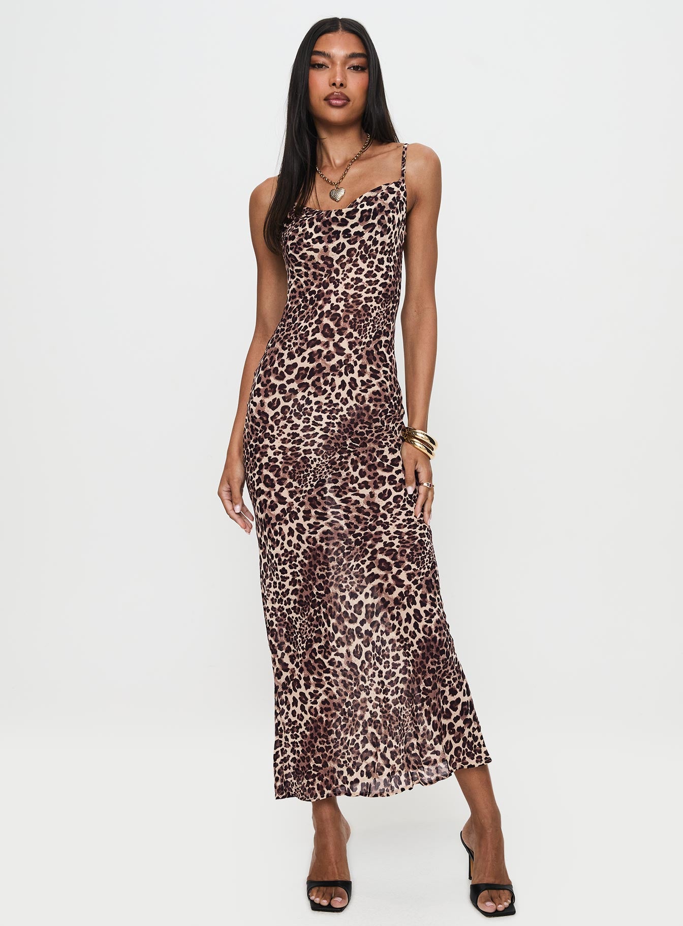 Paolina Maxi Dress Leopard - Image 2