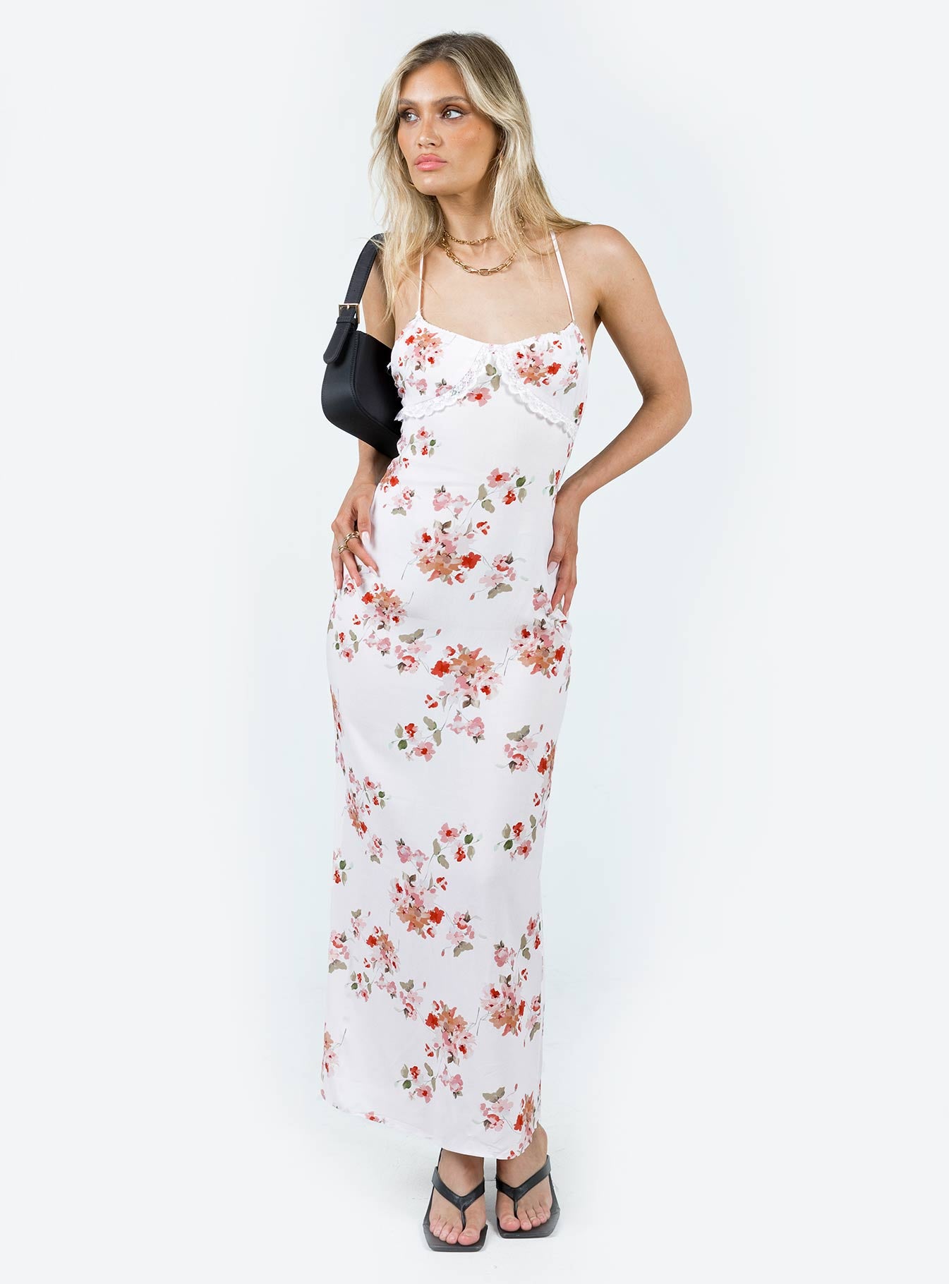 Amos Maxi Dress Pink Multi - Image 2
