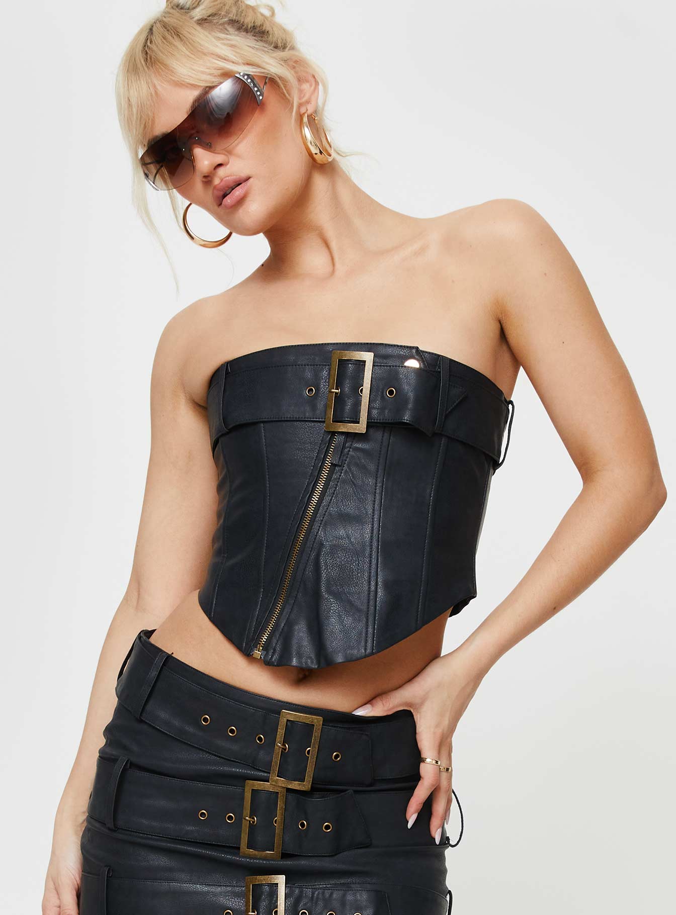 JGR & STN Brooklyn Corset Top Black - Image 4