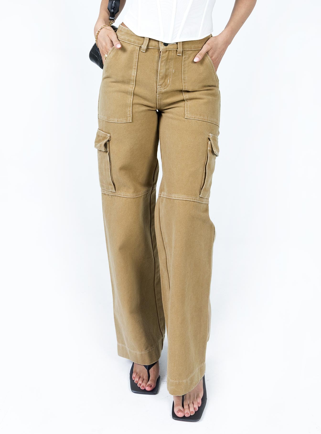 Dust Dancing Cargo Pant Camel - Image 2
