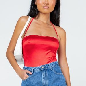 Marcus Bodysuit Red