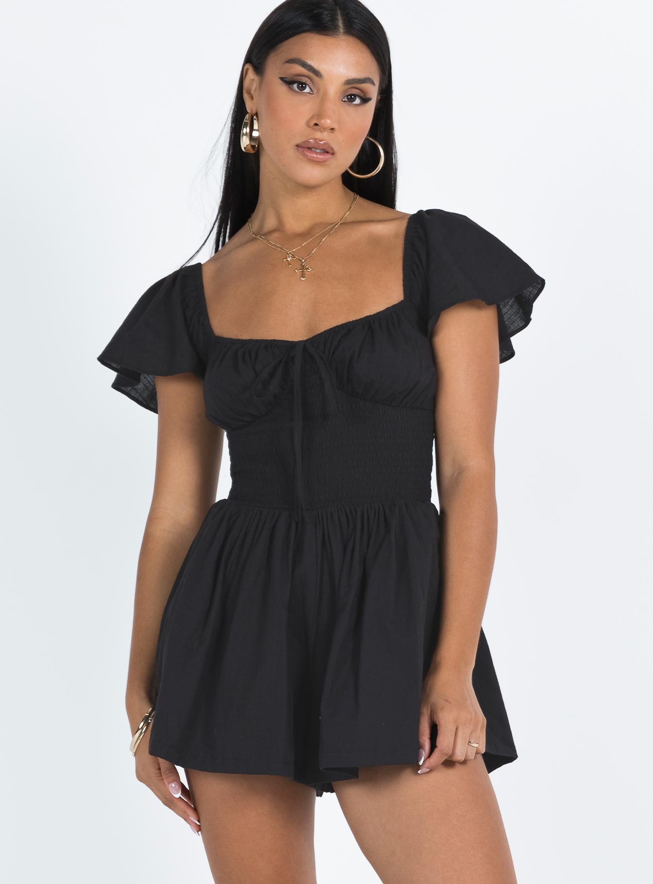 Front Row Romper Black - Image 2