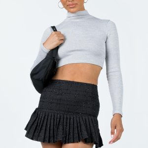 The Beau Mini Skirt Black