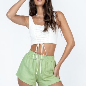 Beach House Shorts Light Green
