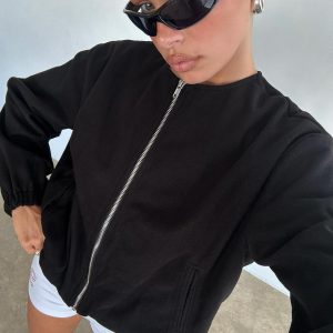 Grasp Bomber Jacket Black