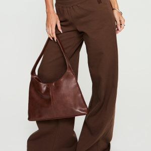 Summits Flared Track Pants Chocolate