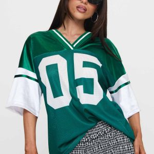 Kronwall Sports Jersey Top Green / White