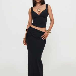 Jaymie Tie Back Set Black