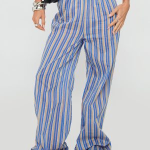 Limestone Pants Blue Multi