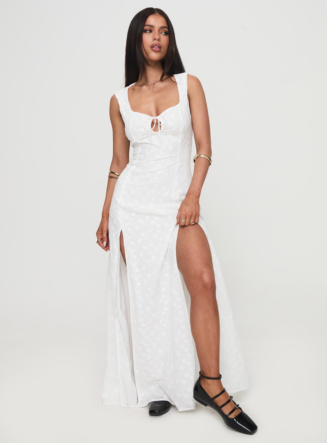 Good Game Maxi Dress White - Image 2