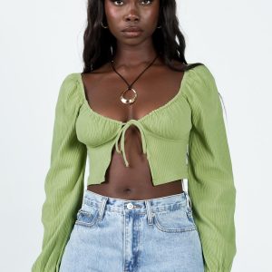 Hart Long Sleeve Top Green