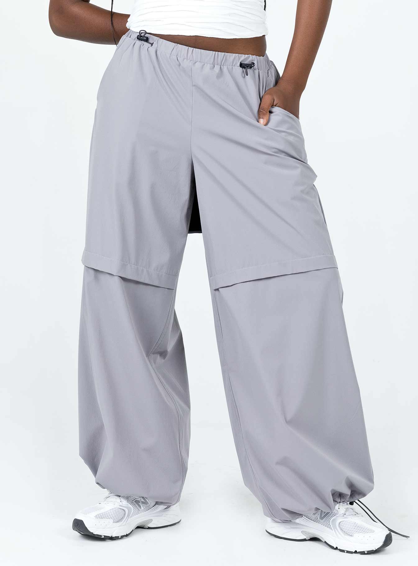Jason Parachute Pants Grey - Image 2