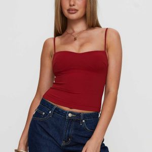 Evanda Top Burgundy