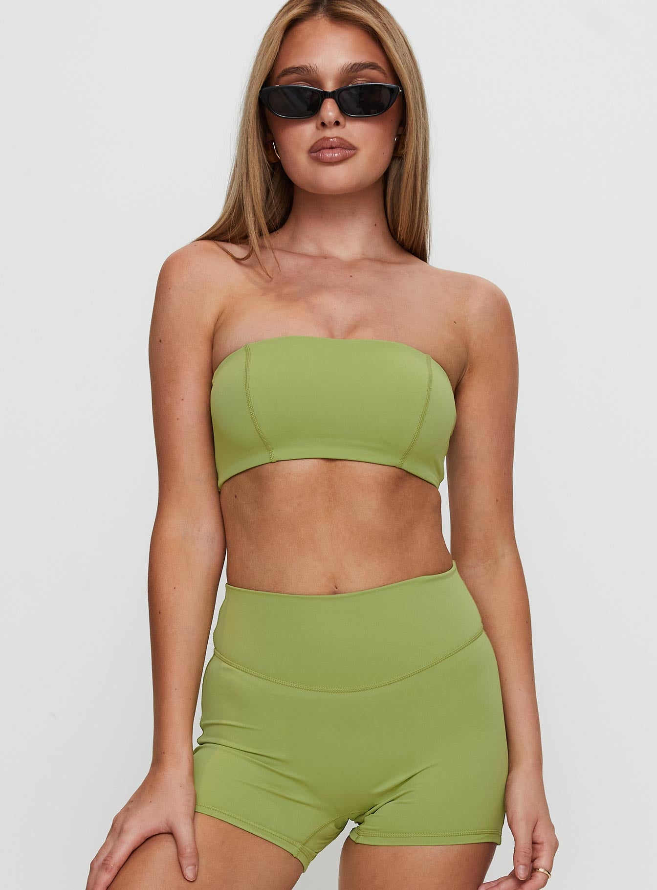 End Goal Active Bandeau Top Green - Image 2