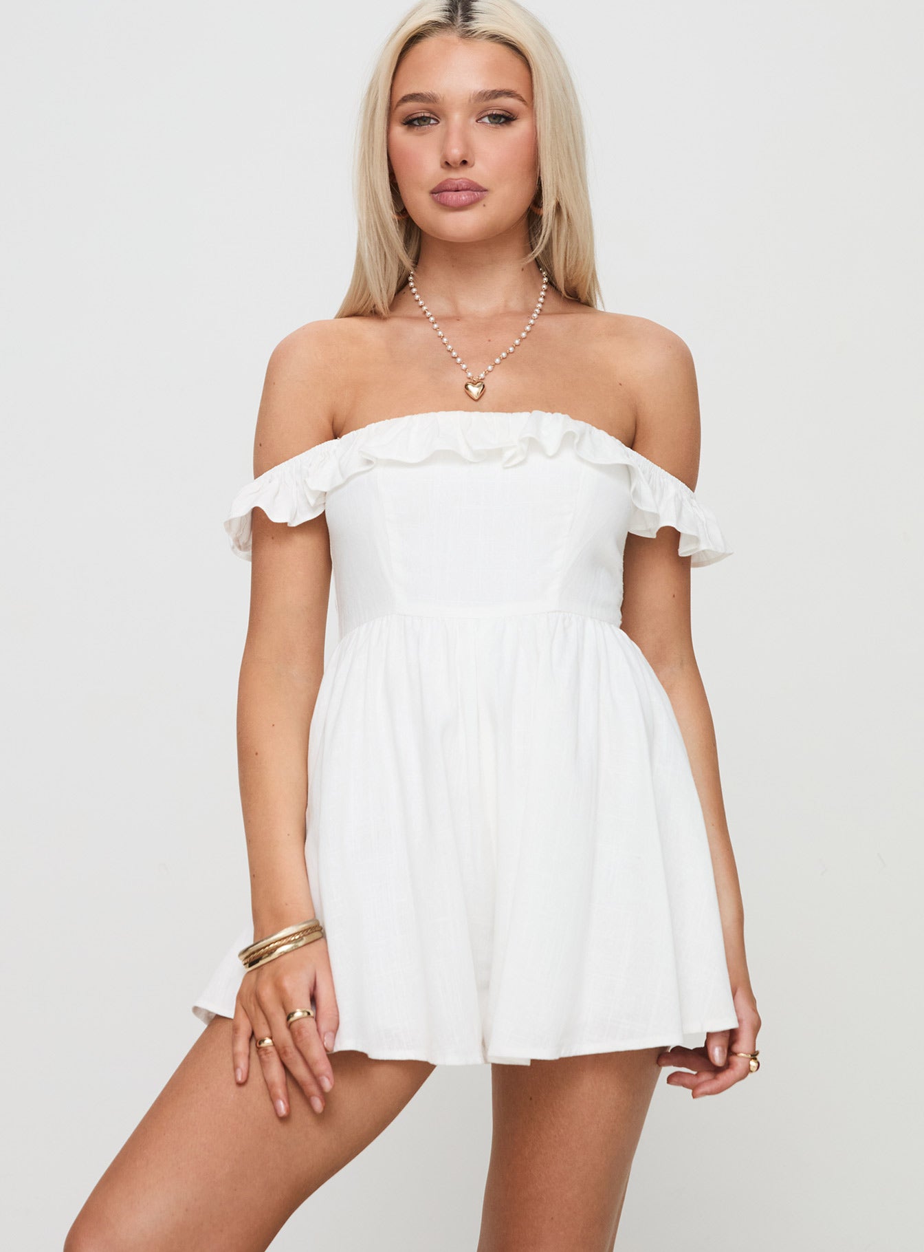 As I Am Romper White - Image 2