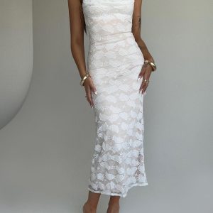 Azra Maxi Dress White