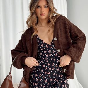 Abel Cardigan Brown