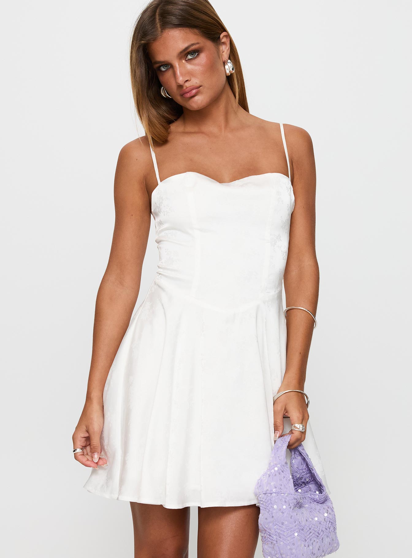 Dreams Ahead Mini Dress White - Image 2