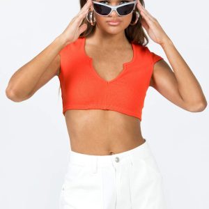 Motel Guanna Top Red