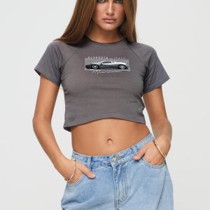 Racing Florence Baby Tee Black