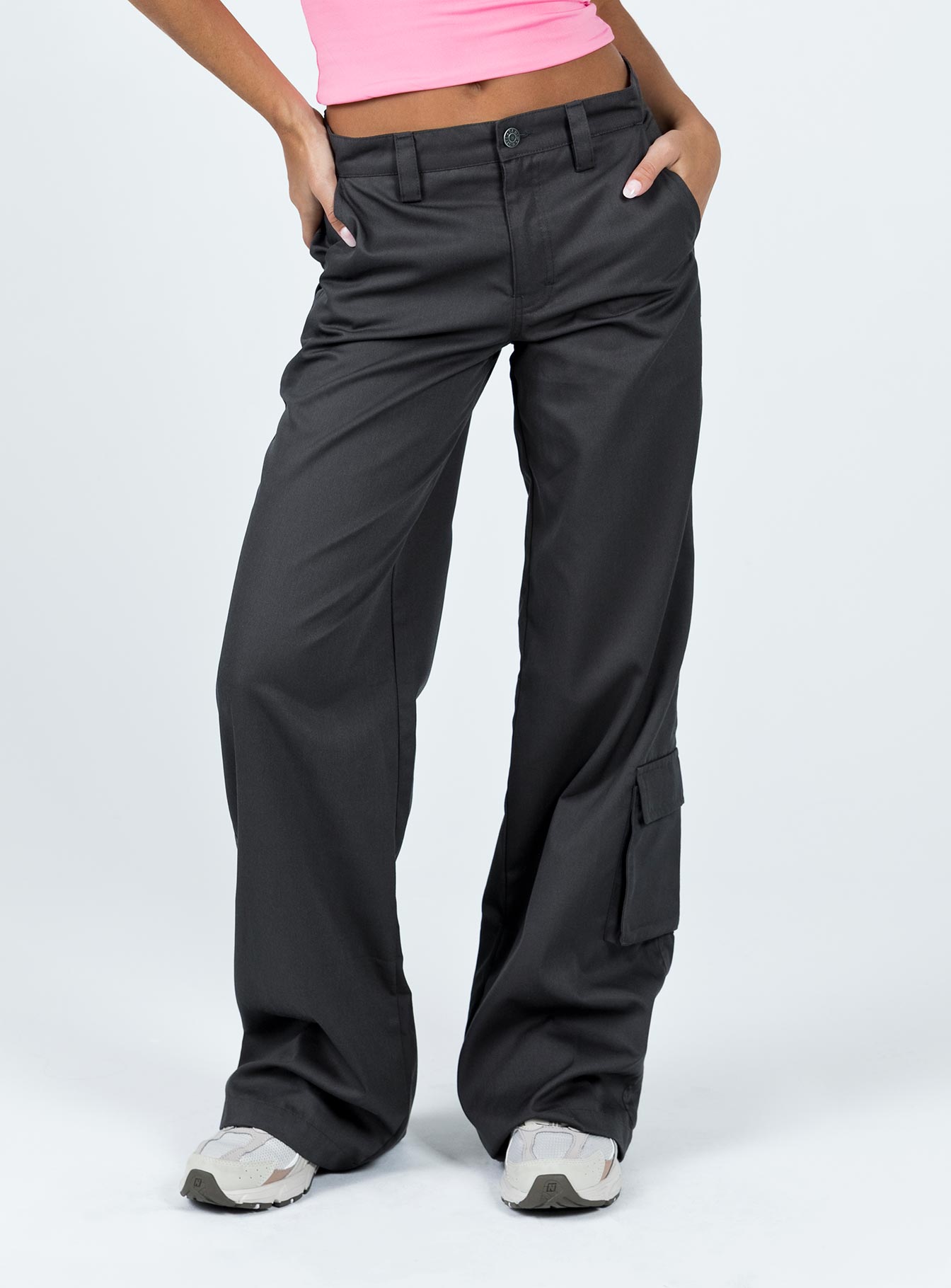 Motel Blair Trouser Dark Grey - Image 2