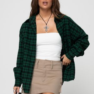 Stark Shirt Green Check