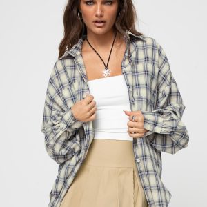 Lindford Shirt White / Blue