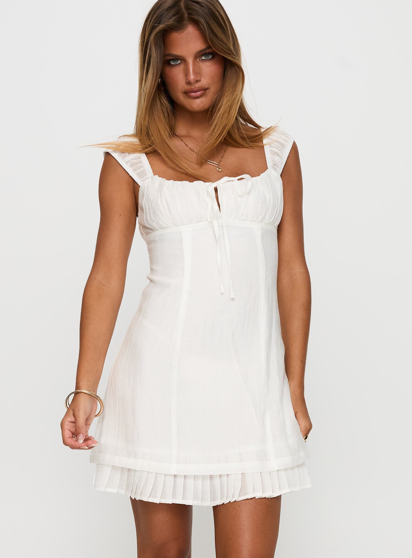 Eternally Yours Mini Dress White - Image 2