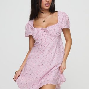 Jaxton Mini Dress Pink Multi