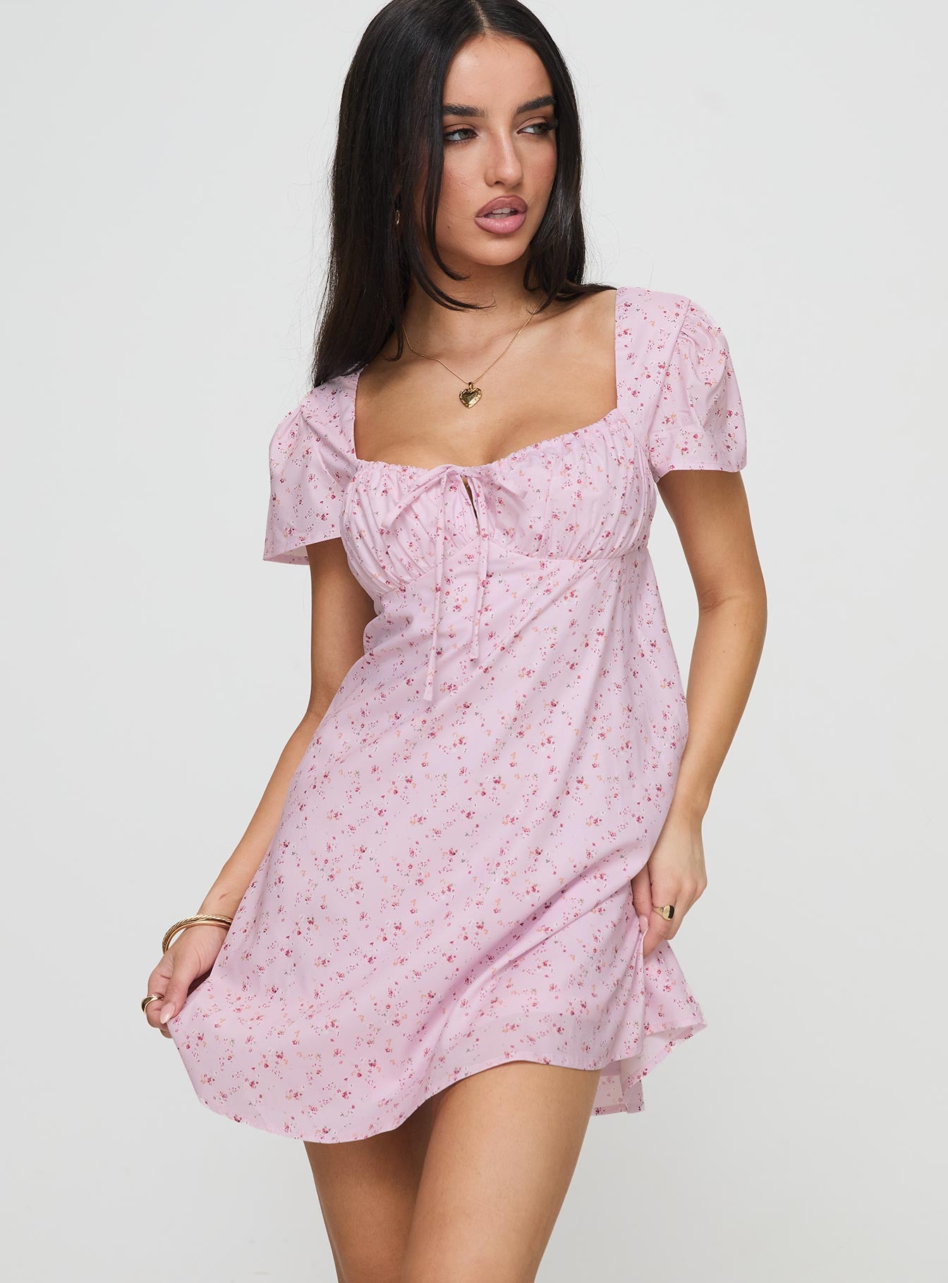 Jaxton Mini Dress Pink Multi