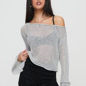 Cafe Pari Sweater Grey