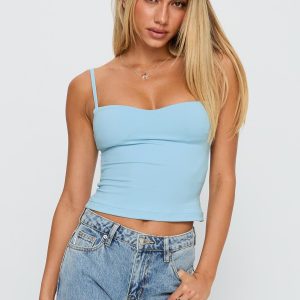 Evanda Top Light Blue