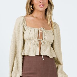 Ardelle Top Beige