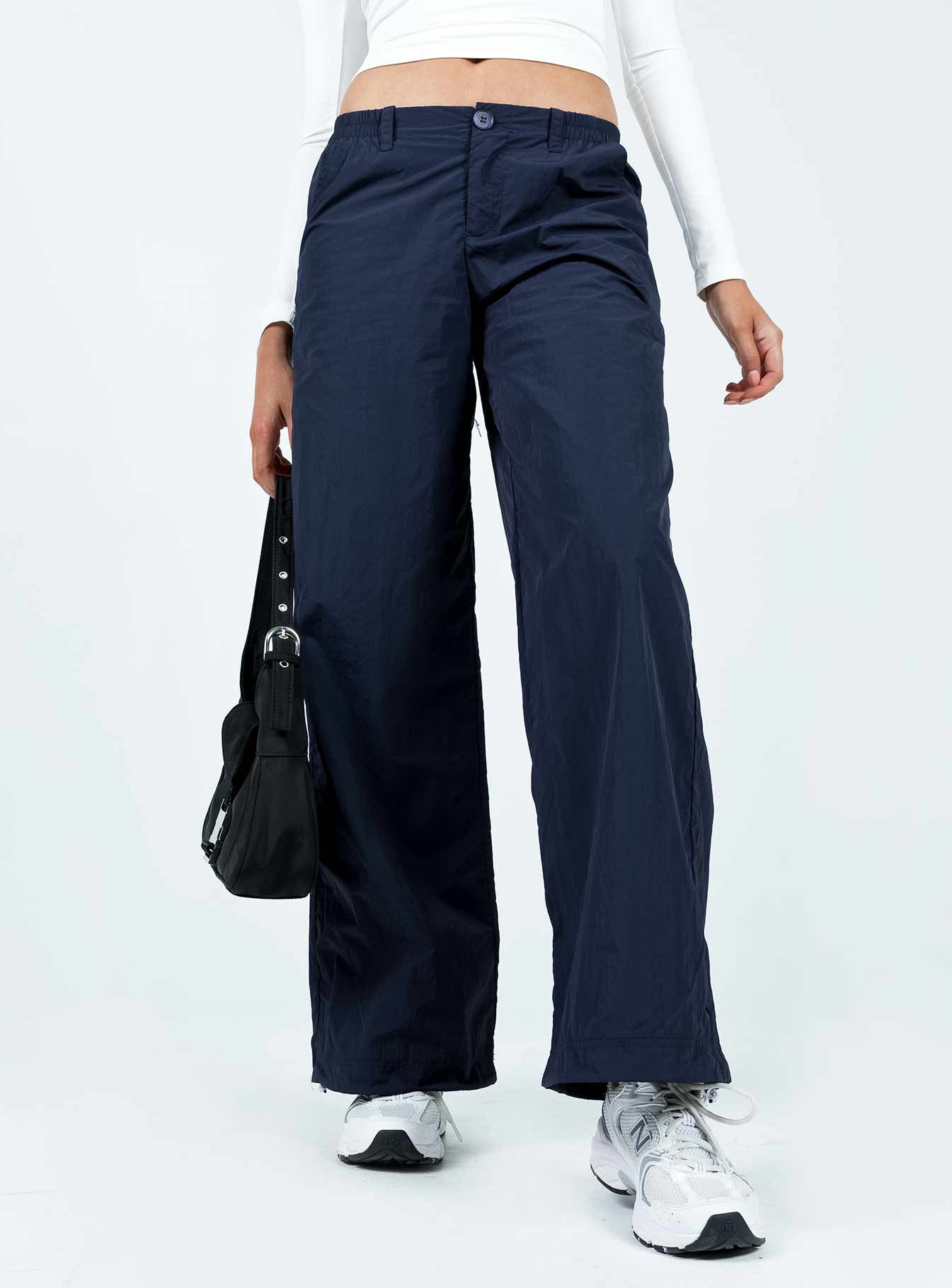 Annerley Parachute Pants Navy - Image 2