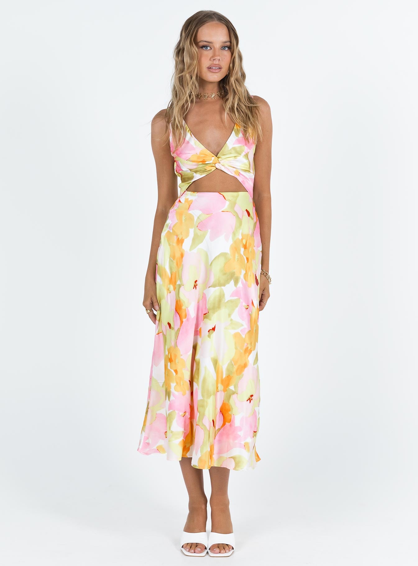 Talbery Midi Dress Multi - Image 2