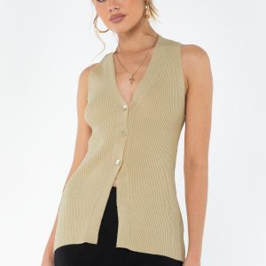 Careema Vest Top Ecru