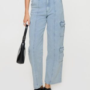 Nosita Cargo Jeans Light Wash
