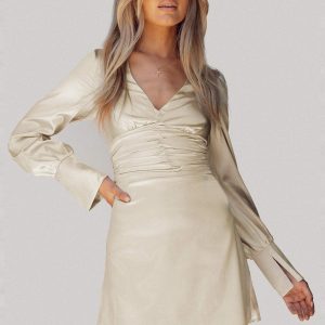 Deliah Mini Dress Champagne