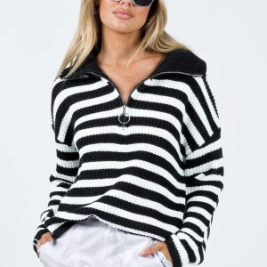 Elowra Sweater Black/White