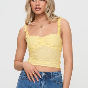Franca Top Yellow