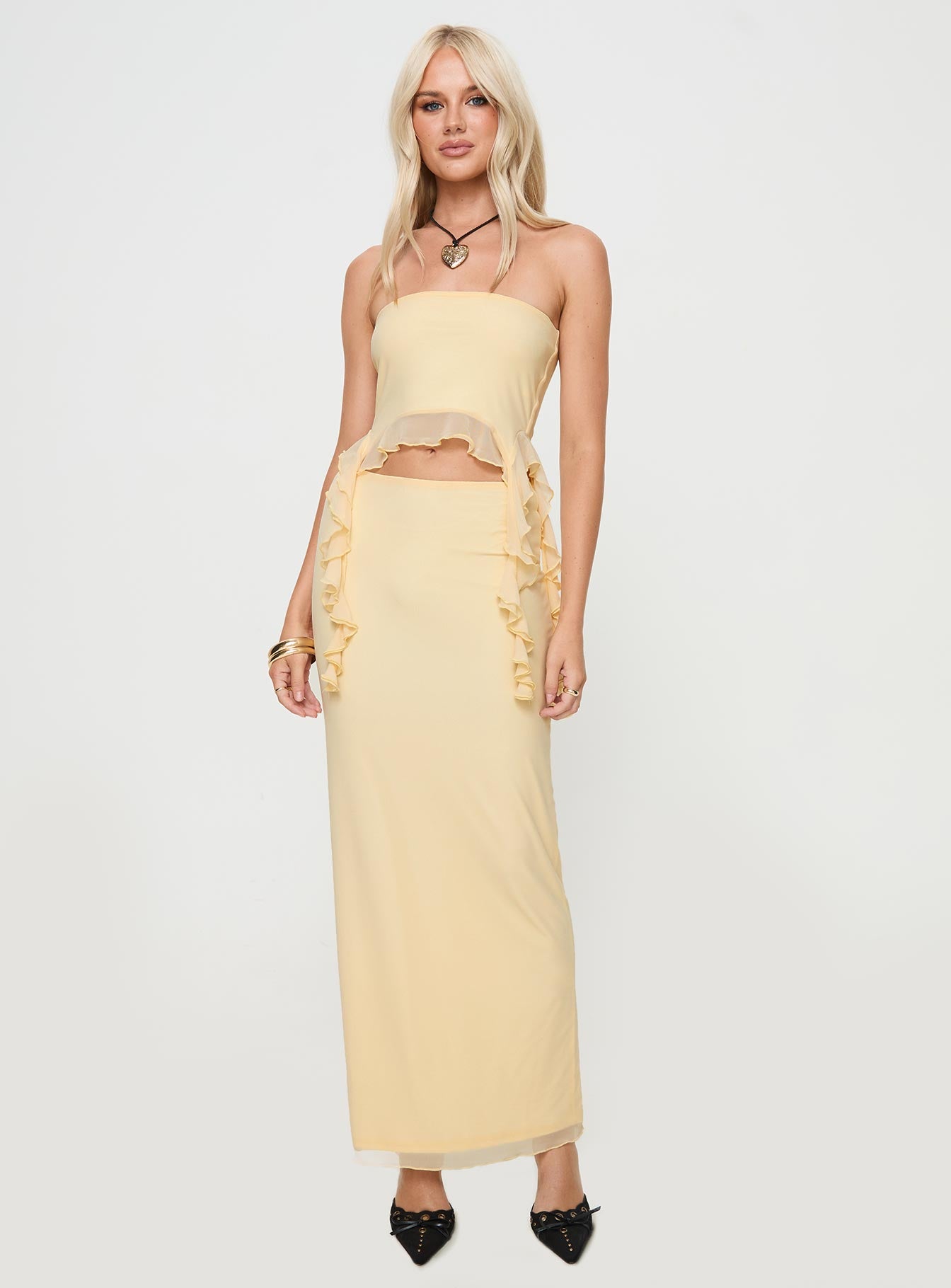 Alfonso Ruffle Set Cream - Image 2