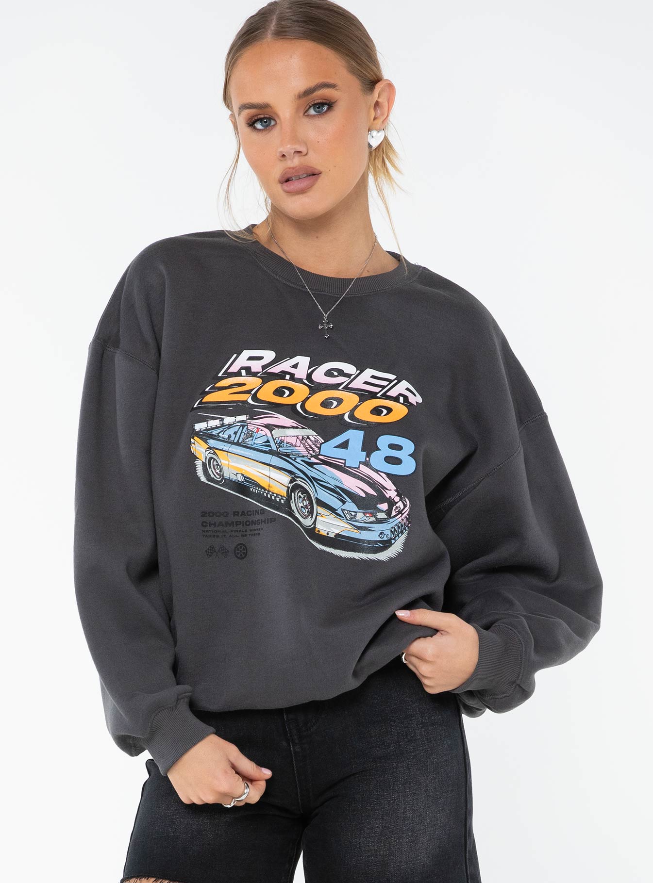 Speeder Sweatshirt Charcoal - Image 2