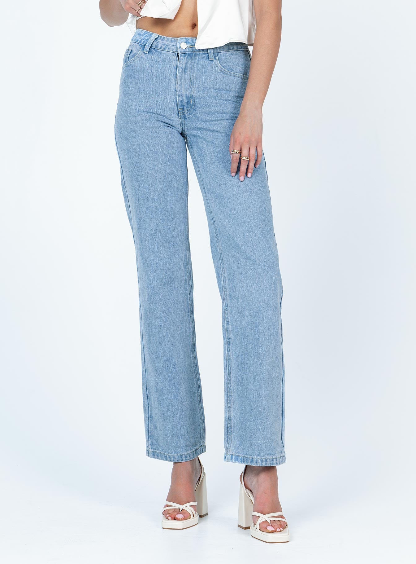 Maverick Mid Waist Jean Denim - Image 2
