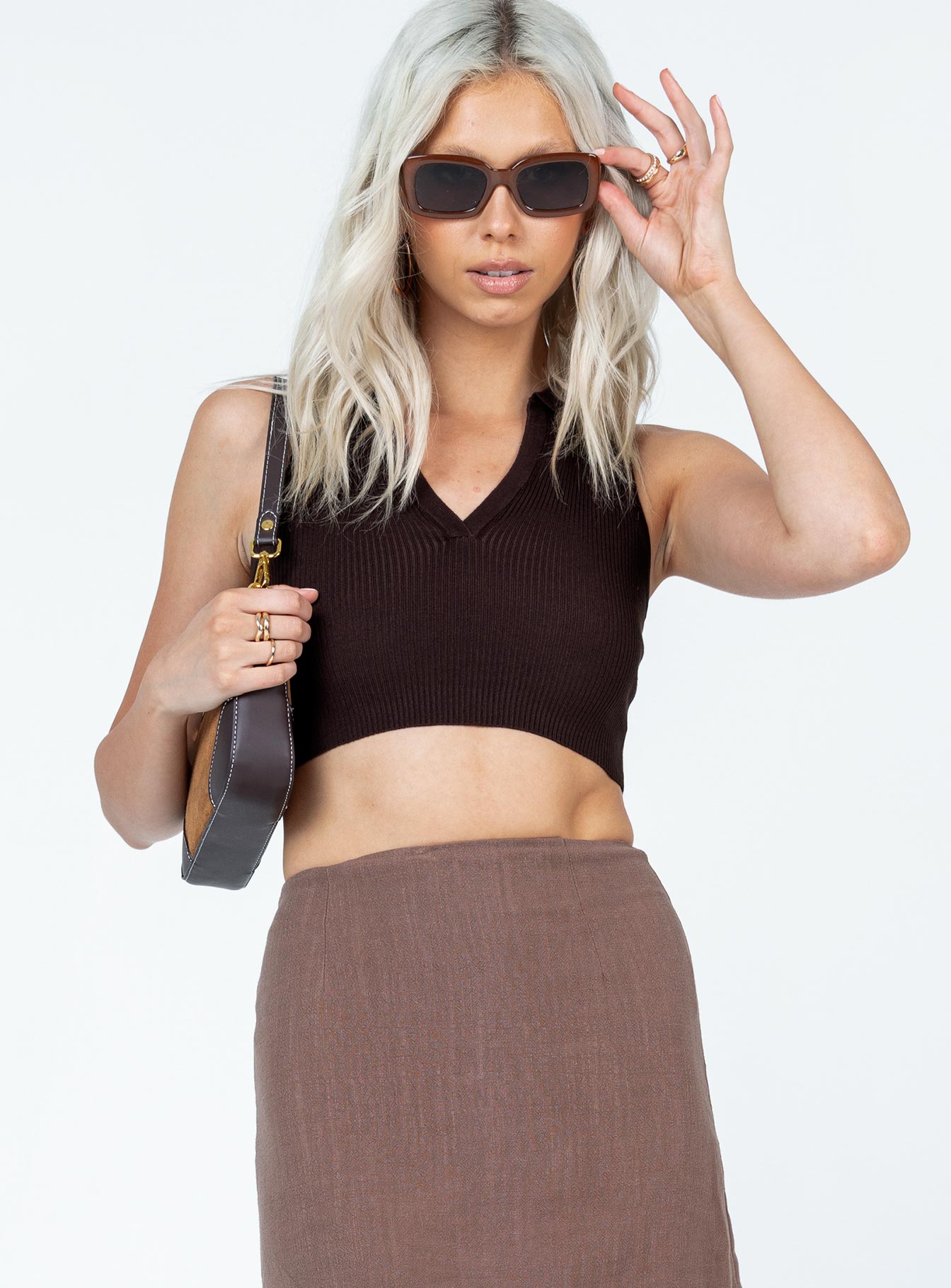 Patterson Top Brown - Image 2