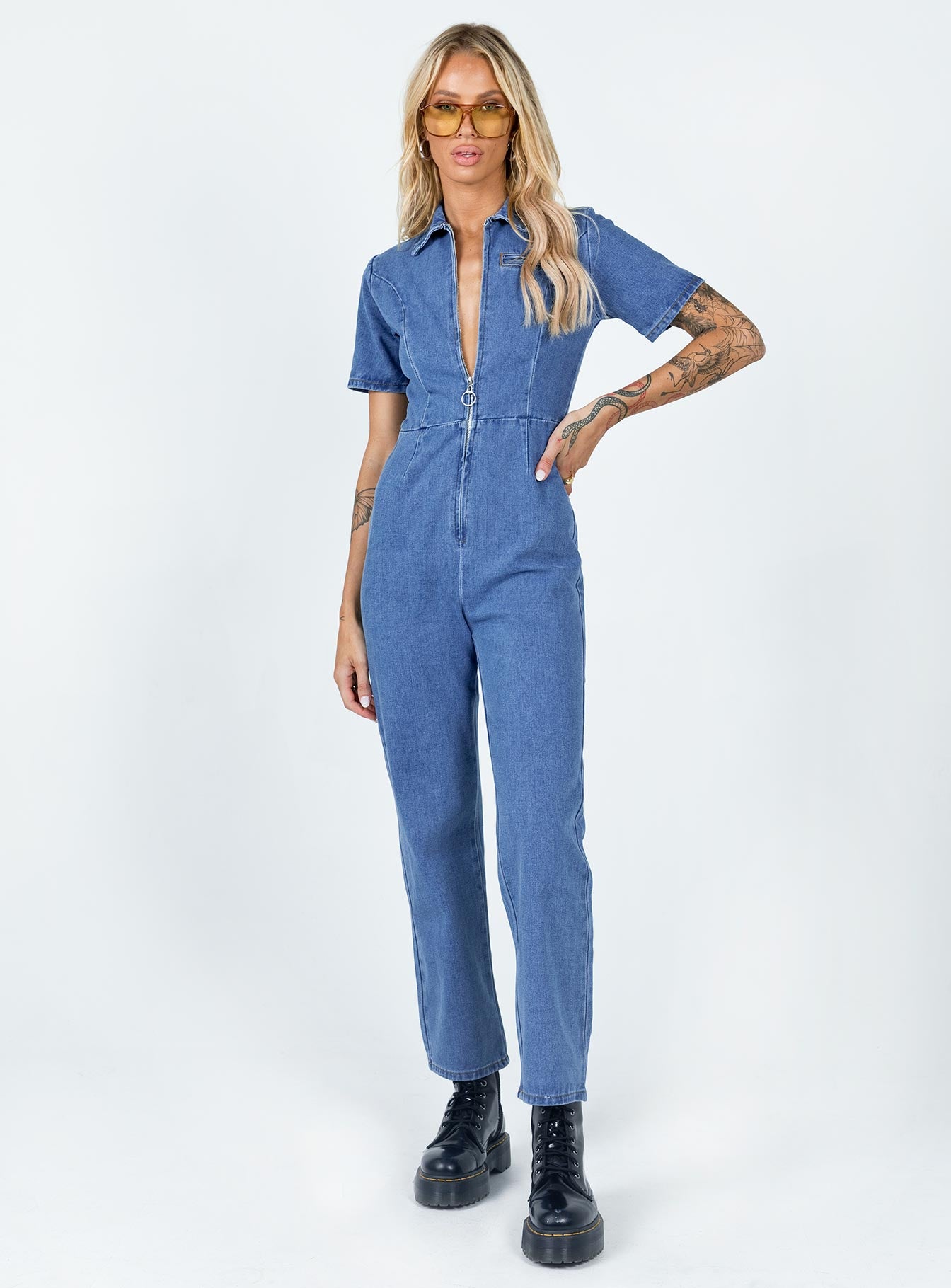 Bex Boiler Suit Blue